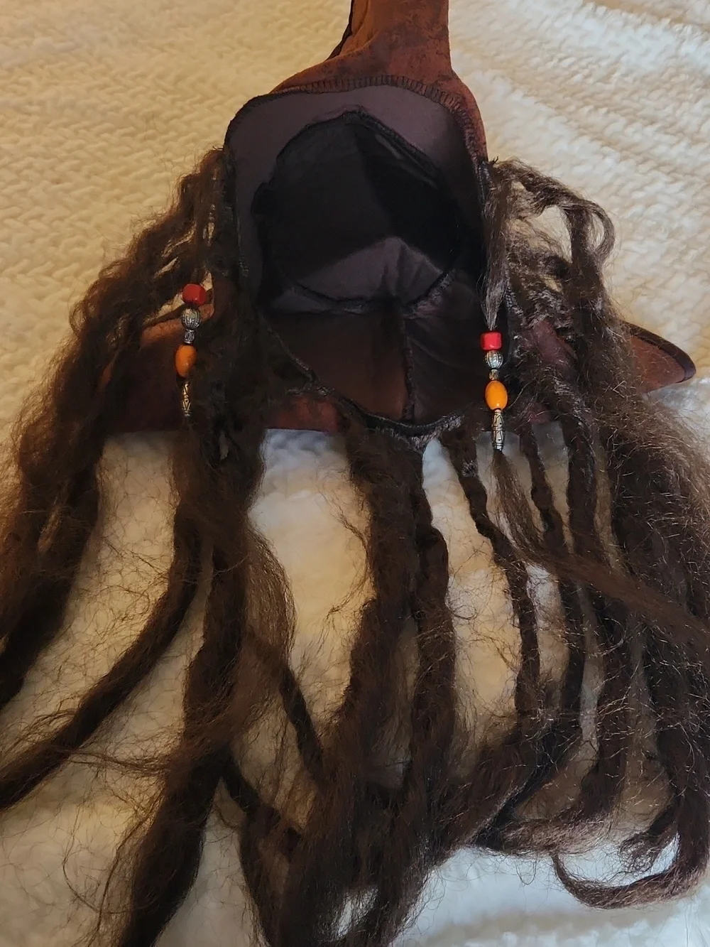 Soft Pirate's Hat With Dread Locks